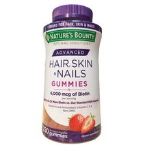 네이처스 바운티 어드밴스드 헤어 스킨 네일 구미스 230정 (구미) Natures bounty Advanced Hair Skin Nails 230 gummies, 1개