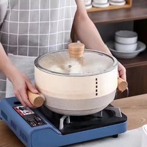 대나나무찜기 떡찜기 세이로무시 김이 나는 길조 나무 기선 가정용 수프 냄비 안티 치아, 직경 23cm 싱글 케이지 + 엑스트라 딥 케이지