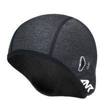 [락브로스겨울모자] 에이엔알 ANR 자전거 라이딩 방한 기모 헬멧 모자 스컬캡, 블랙