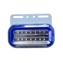 트레일러 클리어런스 조명 24V LED 마커 조명 10 개 트럭 조명 밴 사이드 라이트 레드 화이트 앰버, 01 Blue