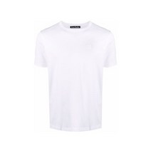 아크네 [명품]아크네 반팔 페이스패치 옵틱화이트 티셔츠 공용 CL0111 183 CL011118302