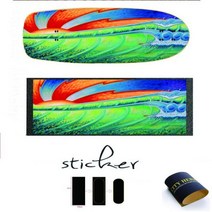Ocean summer-전기 스케이트 보드 그립 스티커 big84 x 23cm 사포 포함 스쿠터 스케이트 보드 그립, sh34