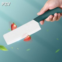 세라믹칼 정육칼 일본 독일 명품칼 중식칼 장미칼PZV 세라믹 나이프 주방 요리사 칼 세트 + 필러 화이트 지, 02 green