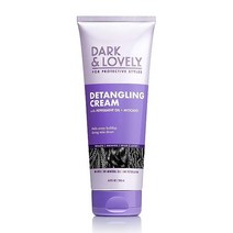 SOFT SHEEN CARSON INC 다크 앤 러블리 보호 스타일 디탱글링 크림 페퍼민트 및 아보카도 오일 함유 브레이드 직조 가발 락용 염료 없음 미네랄 페트롤라텀 소프트샤인