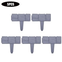 잔디 엣지 꽃밭 테두리 화단 울타리 정원 분리대 경계 가든 인테리어 가드닝 재료 51020 pcs 모조 돌 효과 원예 인터록 식물 가장자리 접경, a