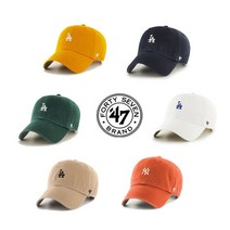 47브랜드 MLB 베이스러너 클린업 볼캡, NY라임