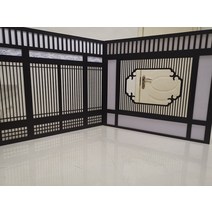 인형 꾸미기 미니가구 소품 육일돌 sd 미니어처하우스 인형가구 미니어처집 구관인형 구체관절인형, 숙갈색 교탁에 걸상 두 개를 더하다.