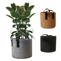 부직포 화분 베란다 텃밭 대파 키우기 5갤런 30x25, 3화분5갤런-브라운