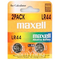 [MAXELL] 펜탁스 MX 니콘 FM2등 카메라 수은 배터리 2알 세트 (LR44)