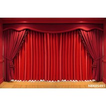 Laeacco레드 커튼 무대 조명 서커스 텐트 아기 생일 파티 사진 배경 포토존 스튜디오, Thin Cloth 220x150cm+NBK05491