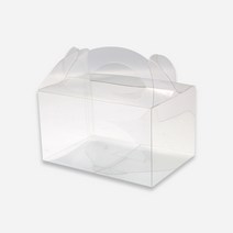 새담 손잡이 페트 투명 상자 (2호) 10개