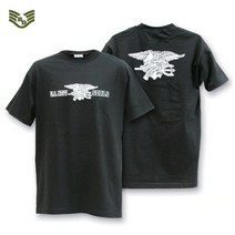 [넷피엑스] 라피드 도미넌스 네이비씰 티셔츠 (블랙)