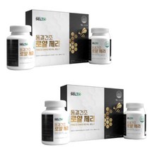 SELTH 동결건조 로얄제리 캐나다산 100프로 로얄젤리 분말 가루 정, 2세트, 60정/2통, 60정