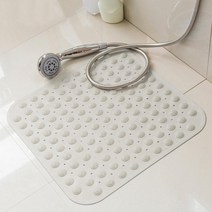 47*47cm 미끄럼방지 물빠짐 흡착 욕실 매트 다용도발판 논슬립 안전한 화장실바닥
