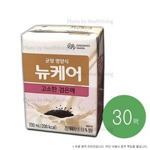 ***빨대형*** 뉴케어 고소한 검은깨 200mlx30팩 KF94마스크 1매 증정, 30팩, 200ml