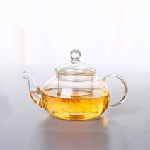로즈마리 차포트 800ml 유리필터 투명주전자 티포트