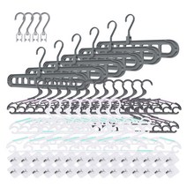 [TV홈쇼핑] 굿앤굿 도깨비행거 70종 - 매직후크 논슬립옷걸이 행거 옷장정리 계절옷 정리, 1세트