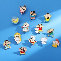 짱구 짱아 친구들 흰둥이 뱃지 짱구는 못말려 크레용 신짱 신발 모자 가방 장식 브롯지