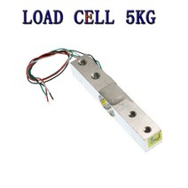 1개 611n로드 셀 1KG 5KG HX711 AD 모듈 무게 센서 전자 저울 알루미늄 합금 계량 압력, 07 5KG