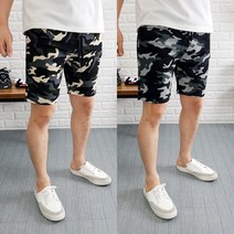 코코로맨틱 밀리터리 카모 반바지 6종