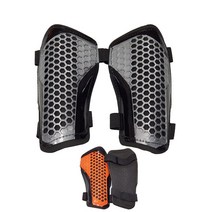 마마베리 ShinGuard 정강이 보호대 허니컴 신가드, 블랙오렌지