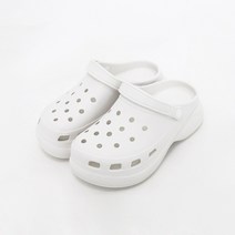 주문폭주 오늘발송] 5.5cm 키높이 푹신푹신 투웨이 발편한 통굽 여성 사무실 슬리퍼 샌들 아쿠아 어글리 물놀이신발 지비츠별도 3color