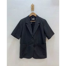 데일트 여성 오버핏 여름 린넨 반팔 자켓