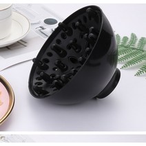 제이즈 헤어잇템 프로 살롱 헤어 스트레이트 빗 드라이어 노즐 디퓨저 바람 송풍기 미용 공기 건조 좁은 집중 장치 이발사 스타일링 도구, [01] Black