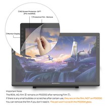 GAOMON-펜 모니터 화면 보호 필름 그래픽 PD1161/PD156PRO/PD1560/PD2200 펜 태블릿 디스플레이용, [02] for PD1560