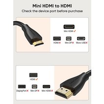 (2주배송) 엔비디아 안드로이드 티비 프로 미니 소형 HDMI - 케이블 그래픽 카드 HDTV 태블릿 카메라 HDR-XR50 Z6 EOS RP/EOS R/EOS 7D Mark II, [06] 10피트, [03] 알루미늄, 수-수