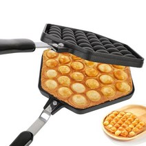빵틀 베이킹 다이소빵틀 수플레만들기 비 스틱 코팅 알루미늄 퍼프 케이크 메이커 금형DIY 머핀 플레이트 계란 버블 팬 롤러 Eggettes 금형, 단일옵션