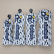 pg golf woods headcovers Pearly gates golf covers for driver fairway woods hybrid clubs set, 흰색 1fu
