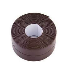 밴드실러 밴딩기 포장기계 3 2 욕실 주방 씰링 스트립 스티커 샤워 싱크 목욕 씰링 벽, 3.8cm, 갈색, 3.2m