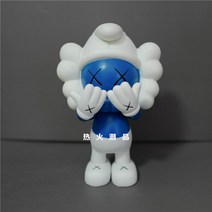 kaws 스머프 디자인 인형모델 피규어 대륙의 베이브릭 21cm, one개
