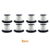 부속 부품 디베아무선청소기 핸드 헬드 무선 진공 청소기 필터 교체 액세서리, 8pcs
