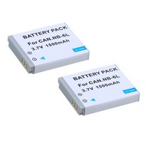 배터리 카메라용 밧데리 NB-6LH nb 6lh nb-6l 캐논 LCD 듀얼 충전기 HS SX520 SX600 IXUS 95 200 210 105, 02 2x battery