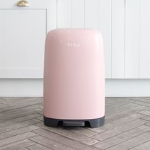 블리바 냄새 차단 항균 디자인 휴지통 20L 종량제 + 리필백 3팩 패키지, 핑크