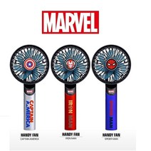 MARVEL 2WAY 휴대용 핸디 미니 FAN 선풍기 1개, 캡틴아메리카, 미니선풍기