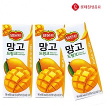 델몬트 드링크 망고 190ml X 32개 과즙음료 팩음료 음료수 착즙주스 망고맛 델몬트주스, 상세페이지 참조, 상세페이지 참조