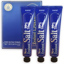 젠티스트 솔티 마스터 치약 150g 3p 청정 뉴질랜드 소금 한방 추출물