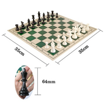 고급 체스판 647797mm 중세 35cm 43cm 51cm 게임 여행 원목체스 세트, 1-부르고뉴