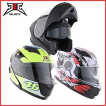 JEC 901 시스템 초경량 가벼운 바이크 오토바이헬멧 하이바 쉴드 추천 KC 안전인증, 1. 901 JC-91 무광 블랙, L