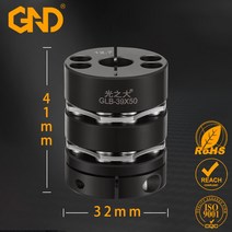 모터 커플링 스테인레스 스틸 D32 L41 더블 다이어프램 커플 링 탄성 커넥터 볼 스크류 스텝 서보 인코더 컴퓨터, 08 8x14