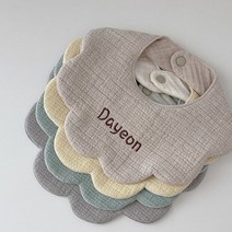 쁘띠목도리 앞치마 방수턱받이 유아미술가운 유아턱받이 실리콘턱받이 배냇가운 코너보호대 침받이베넷저고리 턱받이 신생아 은화 플라워 기저귀파우치 침받이 자수턱받이 영유아 아기, 쿠팡1 민트