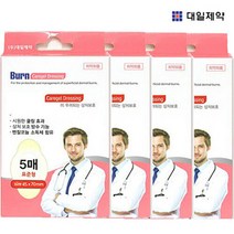 대일제약 화상 찰과상 케어겔 표준 5매 x4개 상처보호, 단품
