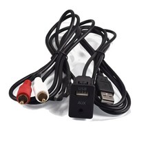 동축 스피커 자동차 2 RCA AUX USB 남성 대시 어댑터 파이오니아 알파인 라디오, 한개옵션0