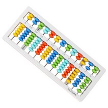 수학 어플 라 이언 스 학생 카운터 다채로운 ABS 주판 학교 교육 보조 홈 연구 안전 계산, 7 beans X 13 columns