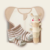 꼬꼬잠 오가닉 스와들 속싸개 츨산 선물 3종 세트