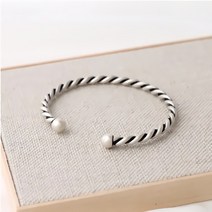 뱅글 팔찌 체인 로즈골드 골드 실버 유닉꼬임