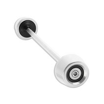 견고한 BMW 오토바이 헤드 액슬 슬라이더 휠 충돌 패드 보호 S1000RR S R RR XR, 10 Sliver Black Sliver